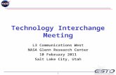 Technology Interchange Meeting