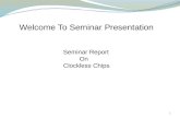 Welcome To Seminar Presentation