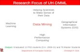 Research Focus of UH-DMML