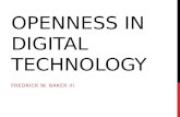 Openness in digital technology