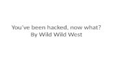 You’ve been hacked, now what? By Wild  Wild  West