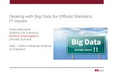 Dealing with Big Data for Official Statistics:  IT Issues Giulio  Barcaroli Stefano De  Francisci