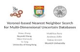 Voronoi-based Nearest Neighbor Search for Multi-Dimensional Uncertain Databases