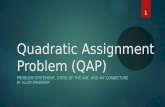 Quadratic Assignment Problem (QAP)