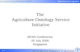 The  Agriculture Ontology Service Initiative
