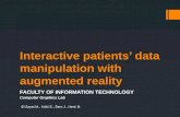 Interactive patients’ data manipulation with augmented reality
