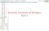 Seismic analysis  of  Bridges Part  I