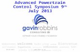 Advanced Powertrain Control Symposium 9 th  July 2013