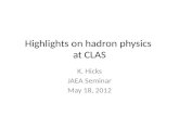 Highlights on  hadron  physics  at CLAS