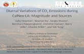 Diurnal Variations of CO 2  Emissions during  CalNex -LA: Magnitude and Sources