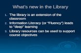 What’s new in the Library