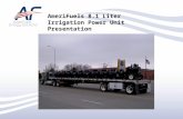 AmeriFuels 8.1 Liter  Irrigation Power Unit Presentation