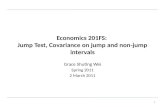 Economics 201FS:  Jump Test, Covariance on jump and non-jump intervals