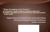 Megan Passey, Rob Sanson-Fisher and Janelle Stirling UK National Smoking Cessation Conference