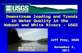 Downstream loading and Trends in Water Quality in the  Wabash and White Rivers -  USGS