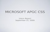 Microsoft APGC CSS