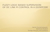 FuZZY  LOGIC BASED  SUPERViSION OF DC LINK PI CONTROL IN A DSTATCOM