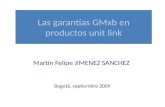 Las garantías  GMxb  en productos  unit  link