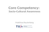 Core Competency:  Socio-Cultural Awareness