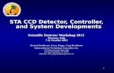 STA CCD Detector, Controller, and System Developments Scientific Detector Workshop 2013