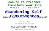 Abandoning Self-Centeredness