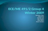 ECE/ME 491/2 Group 4 Winter 2009