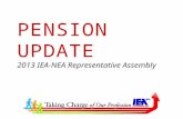 Pension Update 2013 IEA-NEA Representative Assembly
