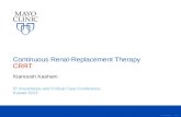 Continuous Renal-Replacement Therapy CRRT