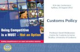 Professor David  Widdowson Centre for Customs & Excise Studies, University of Canberra