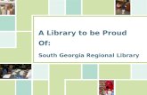 A Library to be Proud Of:  South Georgia Regional Library