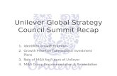 Unilever Global Strategy Council Summit Recap