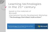 Learning technologies  in the 21 st  century