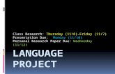 Language Project