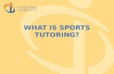 What  is  sports tutoring ?
