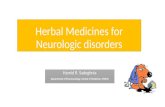 Herbal Medicines for Neurologic disorders