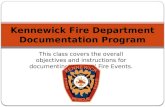 Kennewick Fire Department Documentation Program