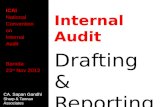 ICAI National Convention on Internal Audit Baroda 23 rd  Nov 2013