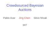 Crowdsourced  Bayesian Auctions