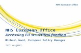 NHS European Office  Accessing EU structural funding Michael Wood, European Policy Manager
