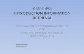 CMPE 493 INTRODUCTION INFORMATION RETRIEVAL