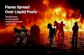 Flame Spread  Over Liquid Pools
