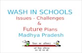 WASH IN SCHOOLS  Issues - Challenges  &   Future Plans  Madhya  Pradesh