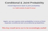 Conditional & Joint Probability
