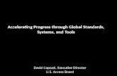 Accelerating Progress through Global Standards, Systems, and Tools