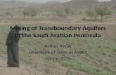 Mining of  Transboundary  Aquifers in the Saudi Arabian Peninsula