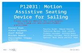 P12031: Motion  Assistive  Seating Device for Sailing
