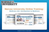 Norvax University Online Training:  Medicare 101: Introduction to Medicare
