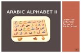 Arabic alphabet II