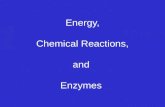 Energy, Chemical Reactions, and  Enzymes