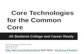Core Technologies for the Common Core